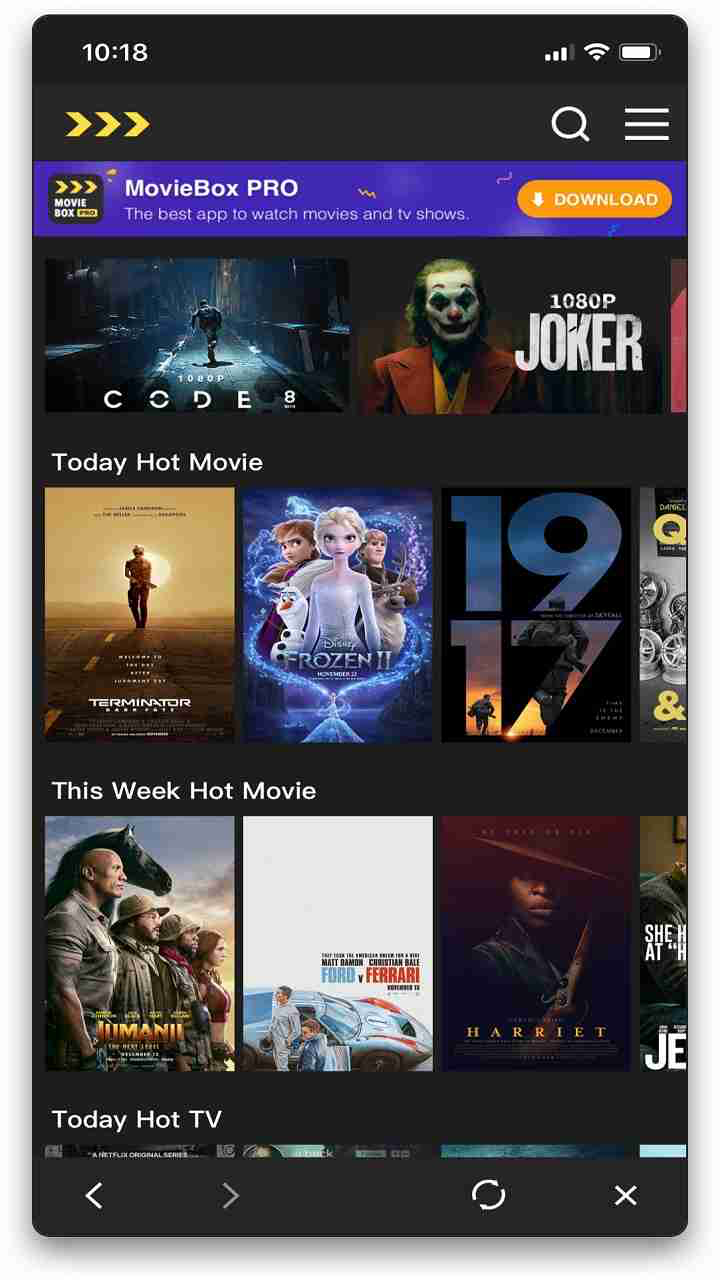 MovieBox Pro APK Screenshots 1