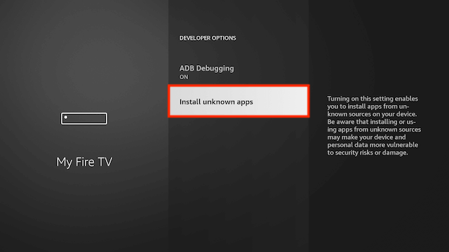 Setup FireStick for Sideloading 21