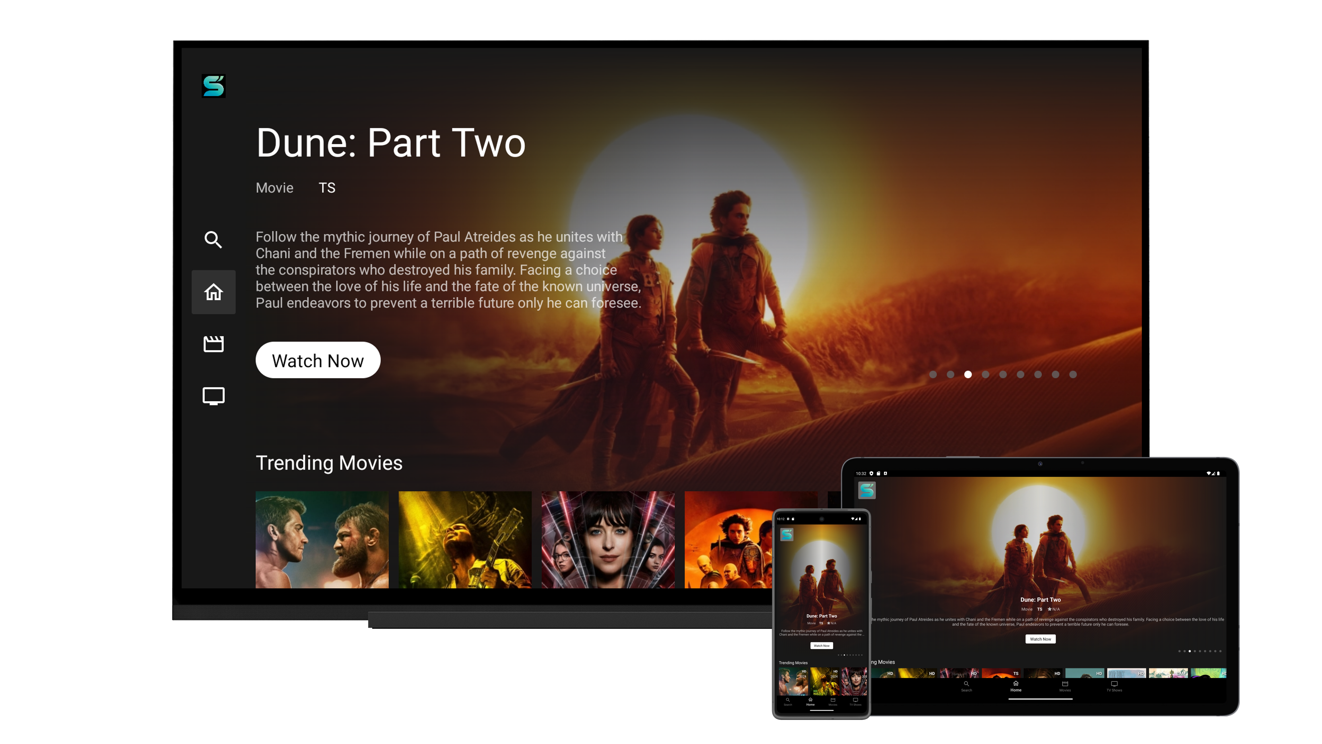 Streamflix TV Ui